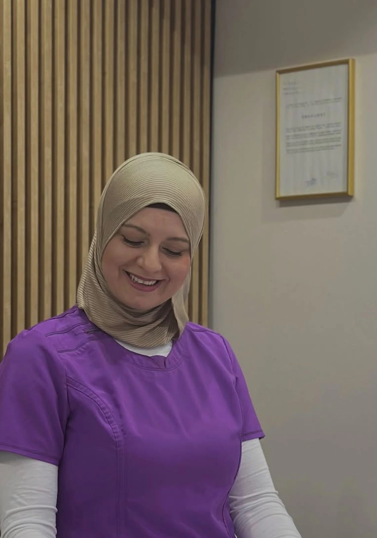 Aldijana na recepciji ordinacije